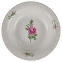 Schale klein D 14 cm H 3,3 Alt Fürstenberg Rote Rose 02171 Porzellan gebraucht-sehr gut