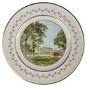 Wandteller 24,5 cm AK Kaiser Englische Parklandschaften Country Scenes 1. Motiv gebraucht - neuwertig