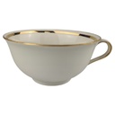 Teetasse Bavaria Goldrand Cremeweiß 3mm gebraucht - gut