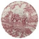 Dessertschale 16 cm Myott Royal Mail Rot gebraucht - sehr gut