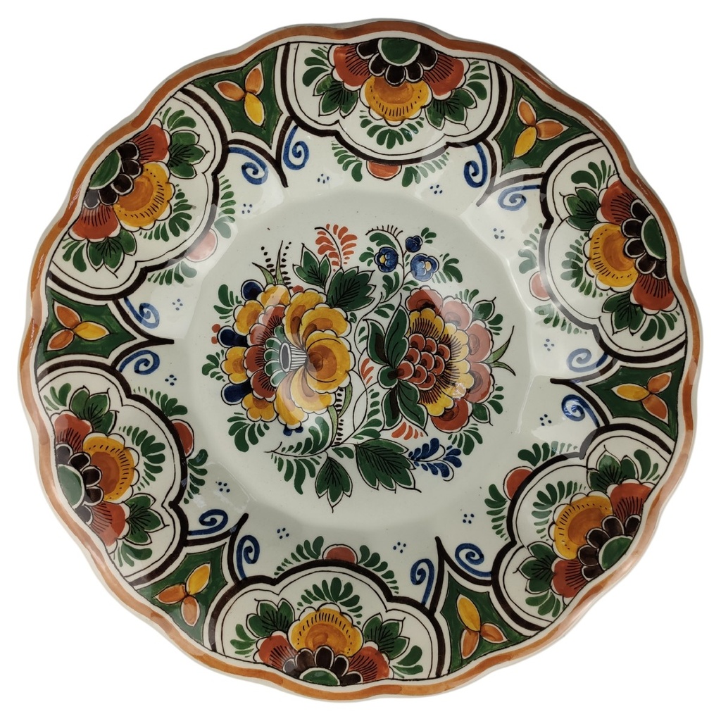 [1816875] Wandteller 22,8 cm Delft polychroom Handwerk Keramik