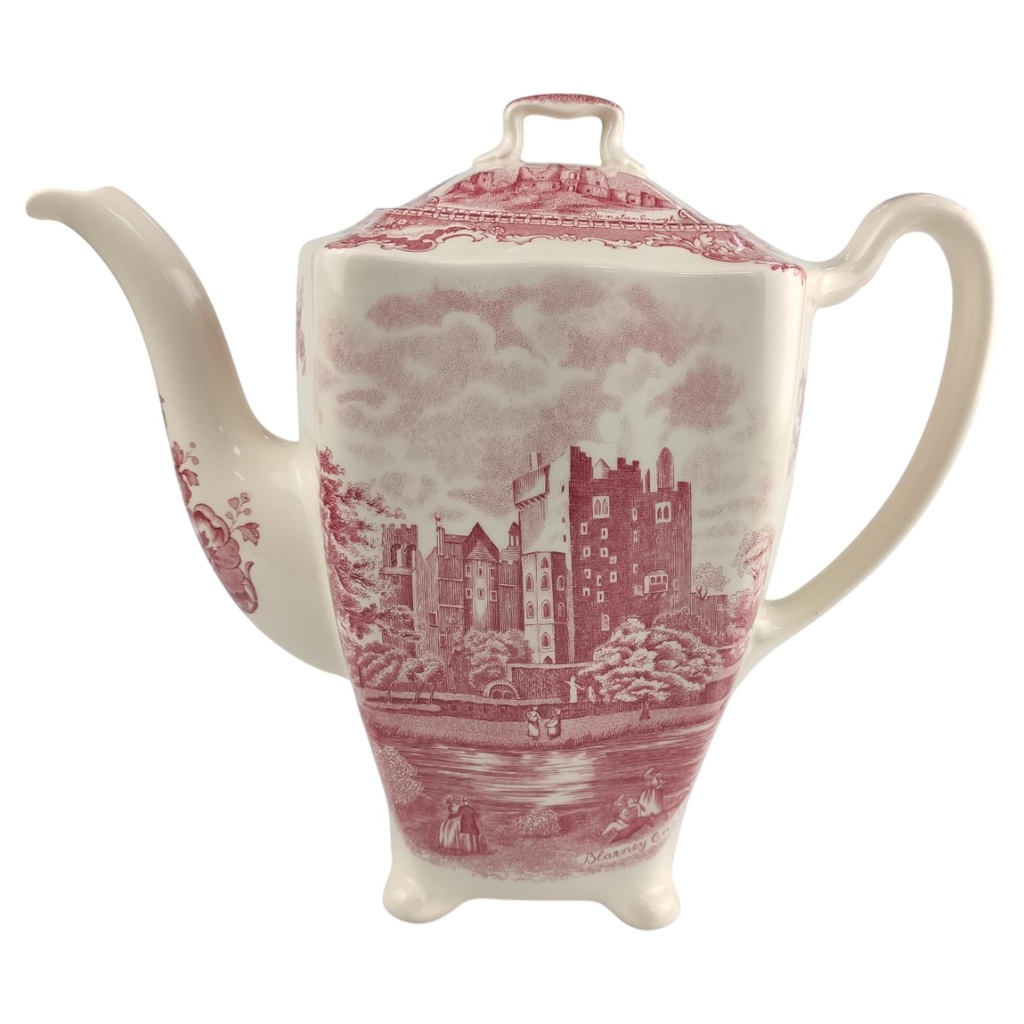 [1818149] Kaffeekanne 1,45 L Johnson Bros Old Britain Castles Rot gebraucht - gut