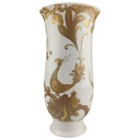 Vase 25 cm AK Kaiser Serenade Gold Vogel Blumen gebraucht - sehr gut