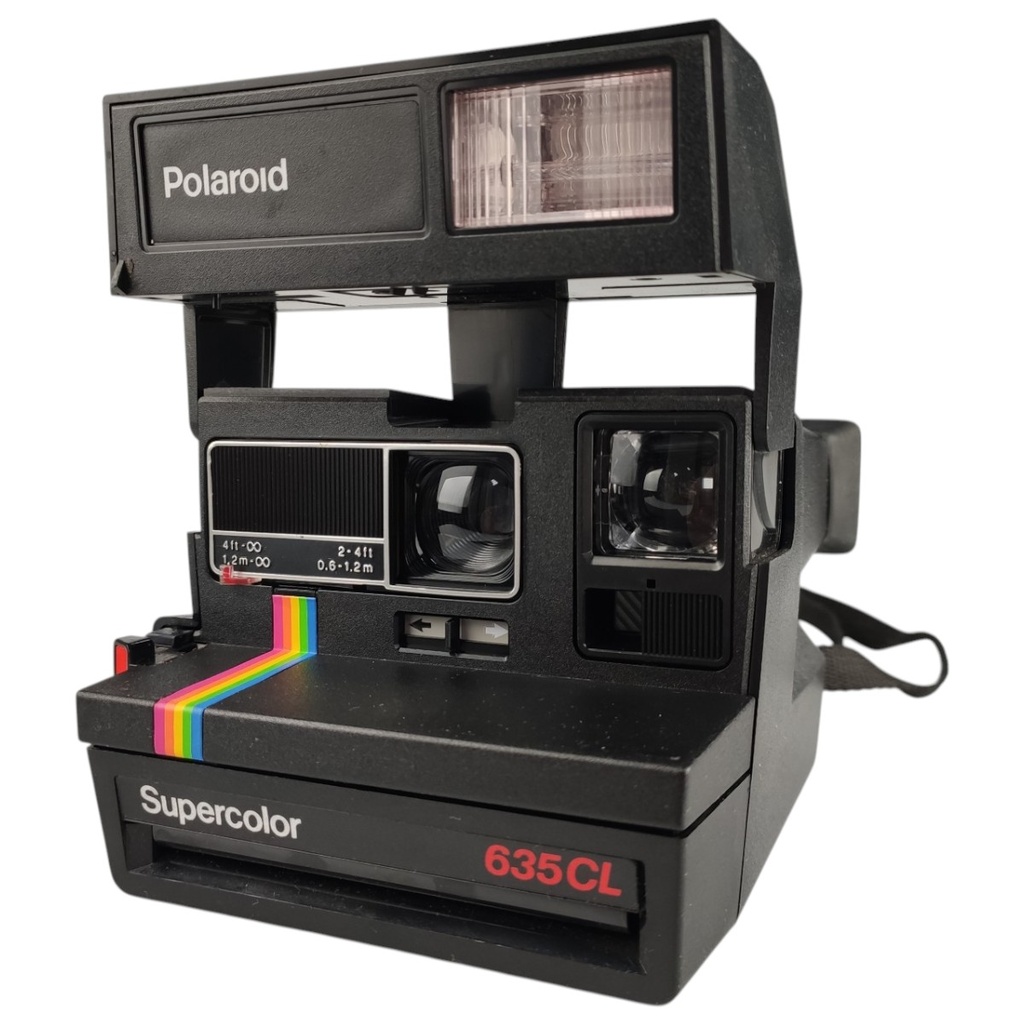 Sofortbildkamera Polaroid Schwarz Supercolor 635CL