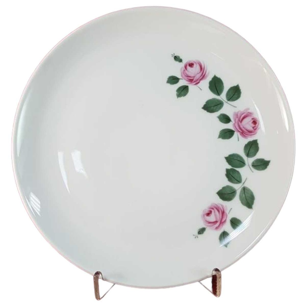 Kuchenteller Dessertteller Frühstücksteller 19 cm Eschenbach rosa Rose gebraucht - gut