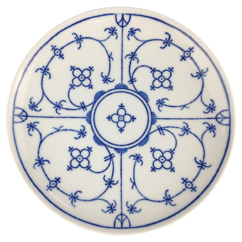 [45811205] Kuchenteller Dessertteller 19,1 cm Winterling Indisch Blau Strohblume gebraucht - sehr gut