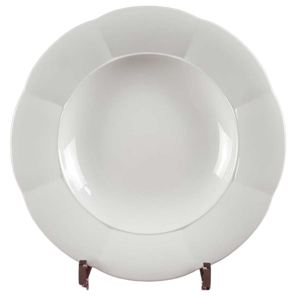 Suppenteller 23,5 cm Villeroy & Boch Damasco Weiß