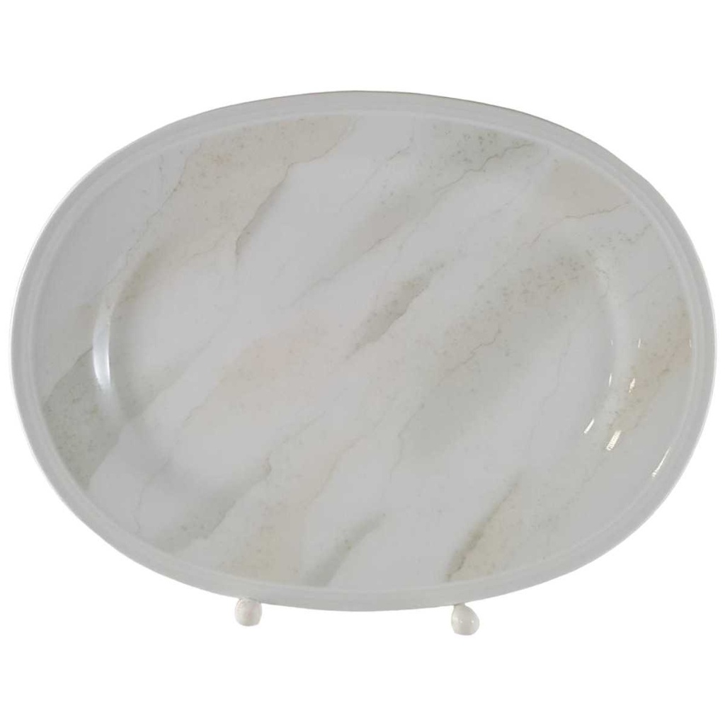 [45811792] Servierplatte Speiseplatte Fleischplatte Steakplatte 21,8x16,2 cm Tirschenreuth Venezia Palazzo gebraucht - neuwertig