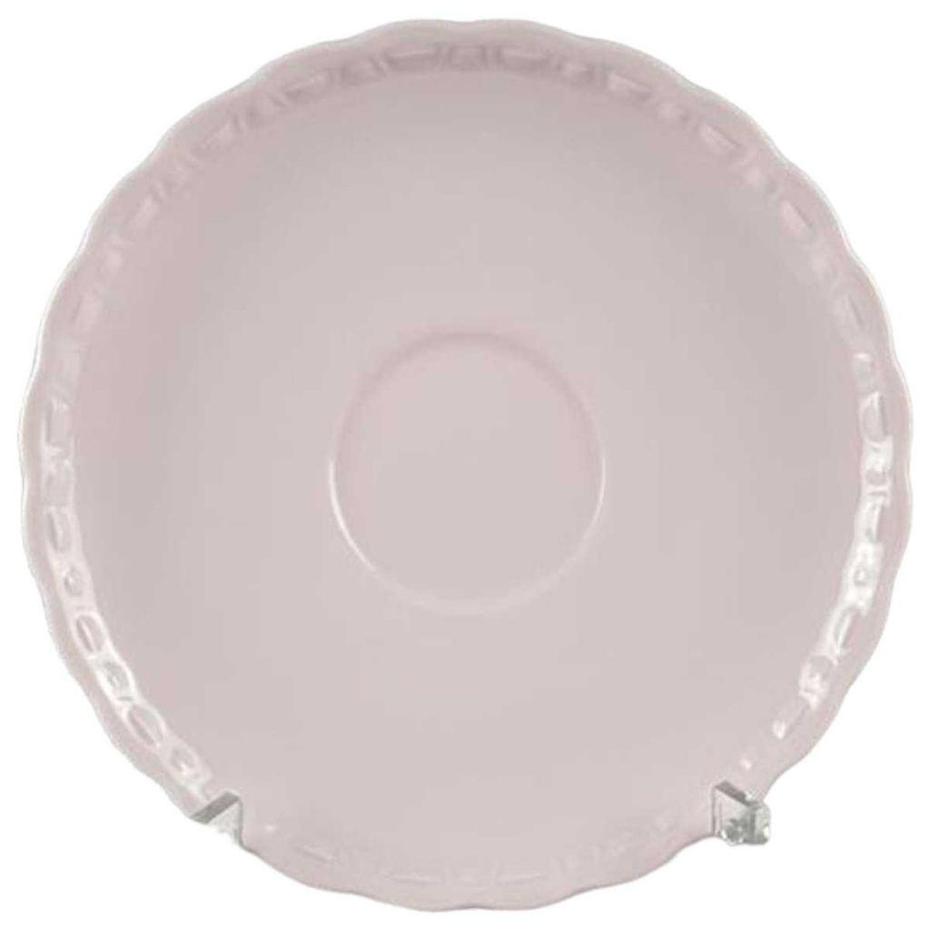 [458118274] Untertasse für Kaffee 14,2 cm Hutschenreuther Drache Exklusiv Rosé Sanssouci Rosa gebraucht - sehr gut