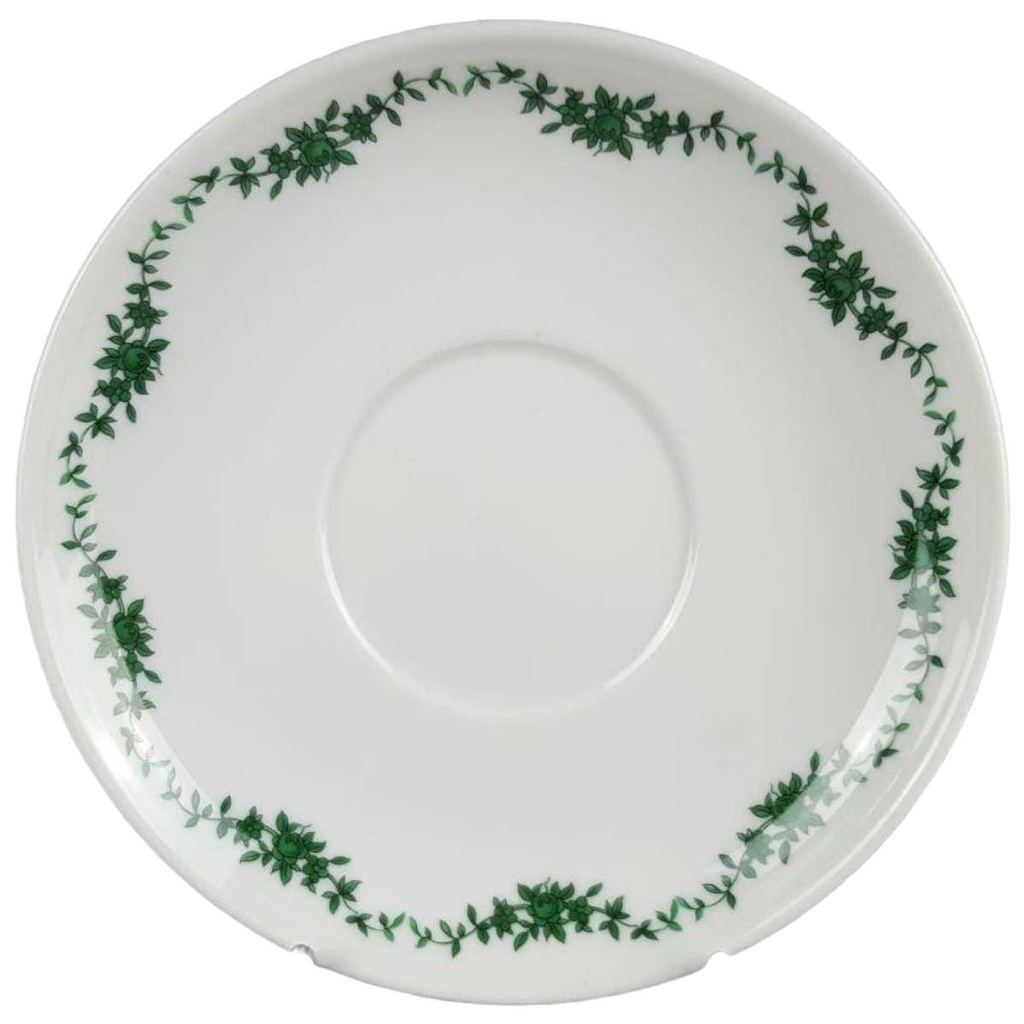 [458119254] Untertasse für Suppe 17,6 cm Fürstenberg Alt Schlossgarten 02762 gebraucht - gut