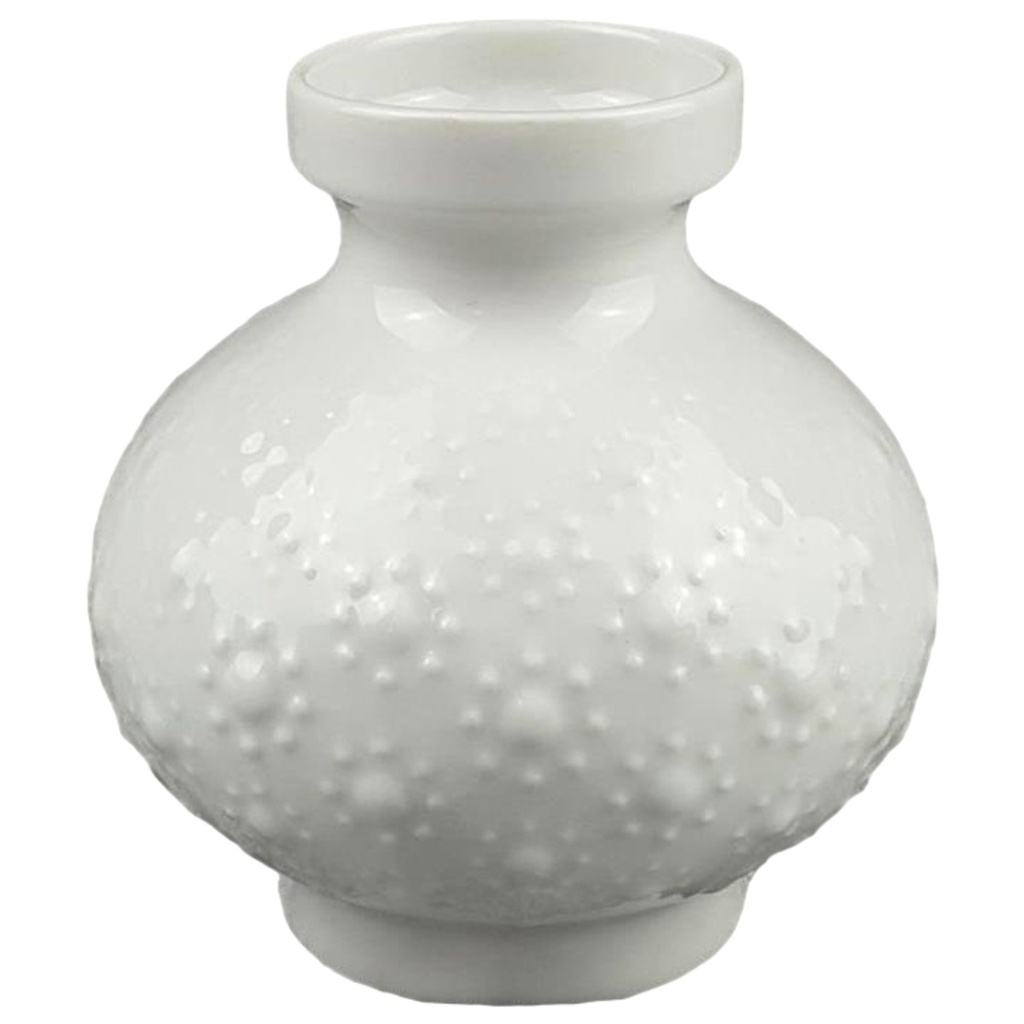 Winterling Röslau Bavaria Porzellan Vase Tischvase weiß H 11,5 cm
