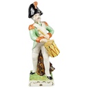 Wagner & Apel Porzellanfigur Soldat H 19,5 cm