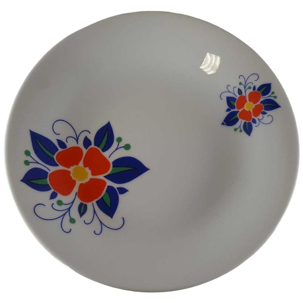 [45812188] Suppenteller 22 cm Winterling Marktleuthen Blumenmotiv bunt gebraucht - gut