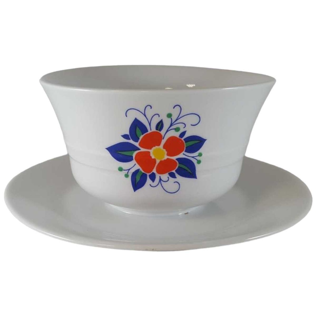 [45812246] Sauciere 1tlg Winterling Marktleuthen Blumenmotiv bunt gebraucht - sehr gut