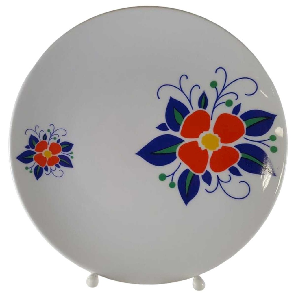 [45812251] Kuchenteller Dessertteller Frühstücksteller 19,5 cm Winterling Marktleuthen Blumenmotiv bunt gebraucht - sehr gut