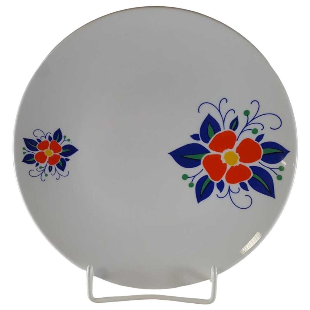 [45812252] Speiseteller Essteller 24,3 cm Winterling Marktleuthen Blumenmotiv bunt gebraucht - sehr gut