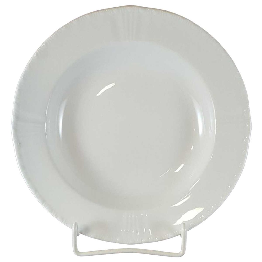 [45812257] Suppenteller 23,8 cm Formano Windsor Weiß gebraucht - neuwertig