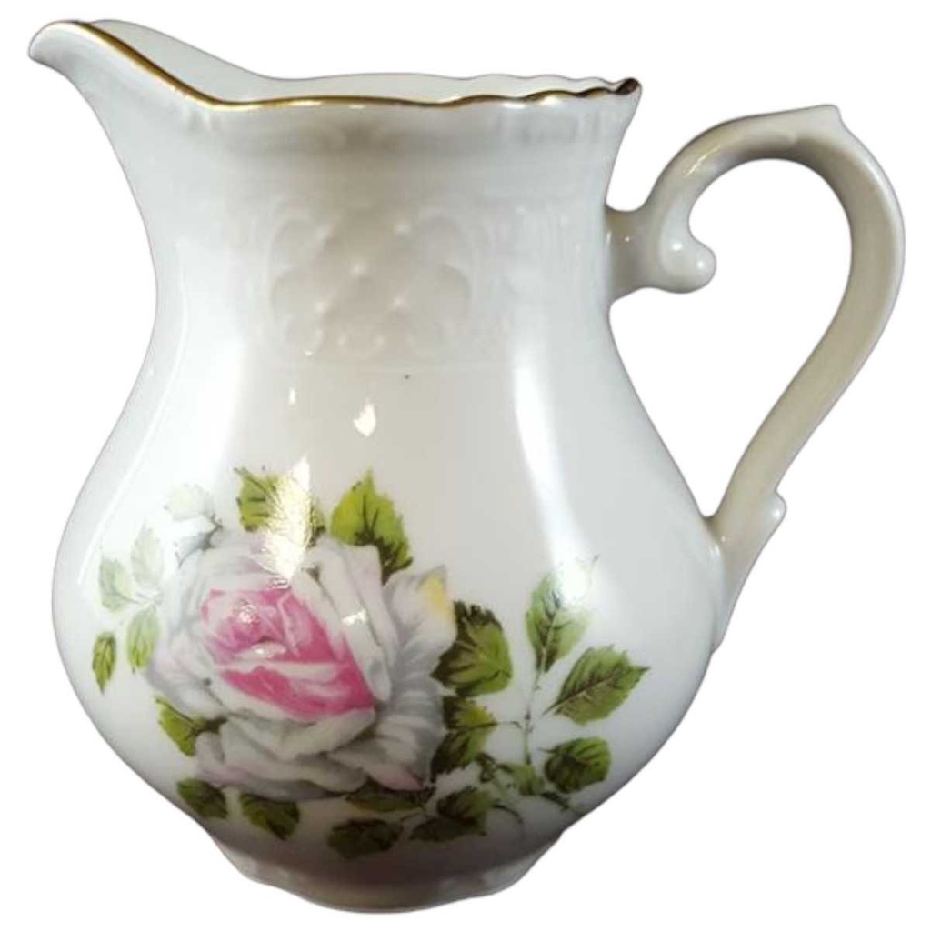 [45812402] Milchkännchen Schumann Arzberg Form Dresden Weiße Rose gebraucht - gut