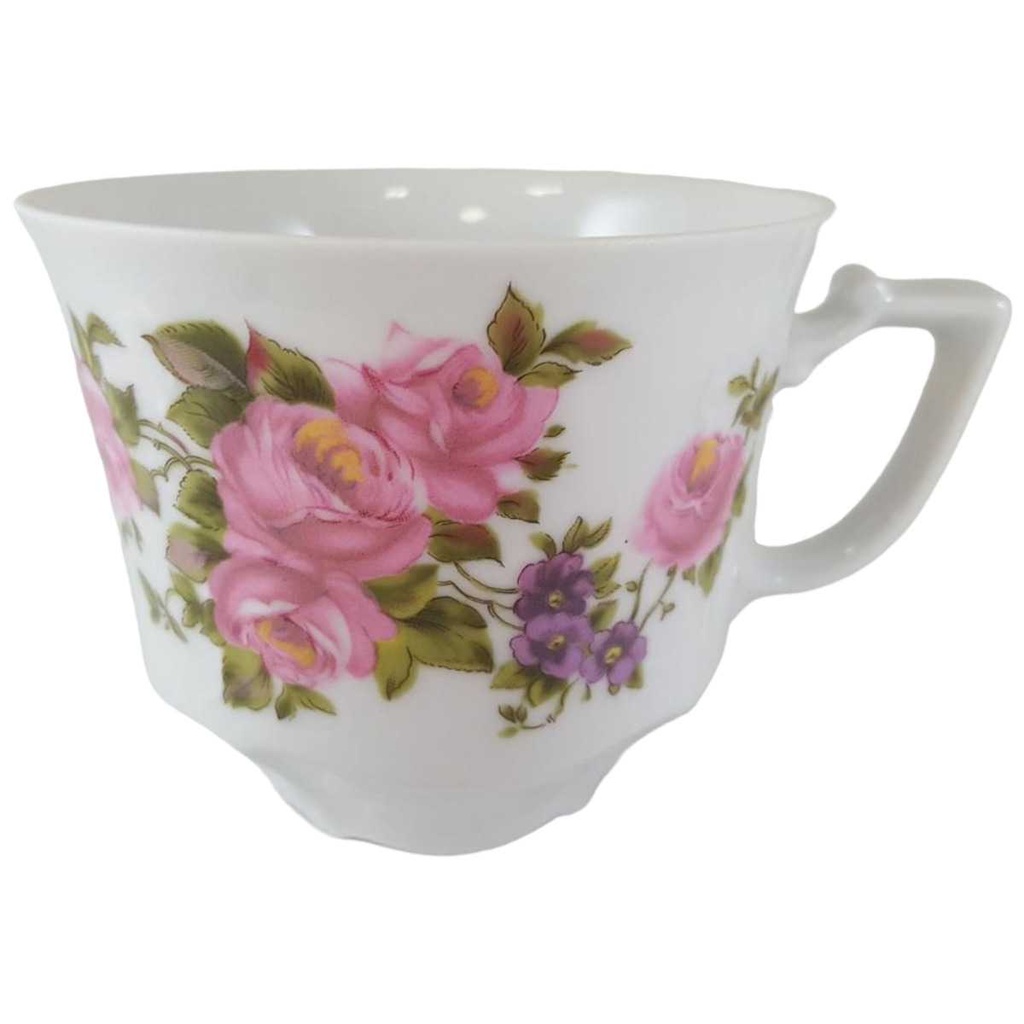 Kaffeetasse Tasse Winterling Schwarzenbach Rosa Rosen II. Wahl