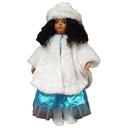 Mulatto Bru Jne 11 Porzellankopfpuppe H 62 cm