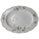 Servierplatte Speiseplatte Fleischplatte Steakplatte 32x23,8 cm Rosenthal Monbijou grüne Ranke gebraucht - gut