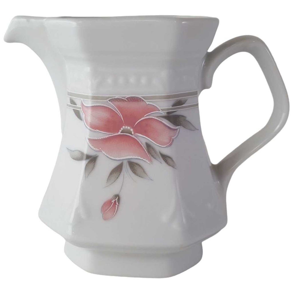 [45813246] Milchkännchen Mitterteich Form 2040 Sissi Rosa Blüte gebraucht - sehr gut