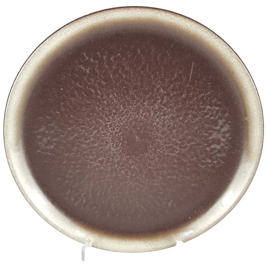 [458133080] Kuchenteller Dessertteller 19,8 cm Staffel Stoneware braun gebraucht - akzeptabel