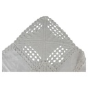 Tischdecke gehäkelt weiß 97 cm