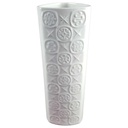 Blumenvase 28,8 cm Kaiser Porzellan Alka Kunst Weiß Bavaria gebraucht - gut