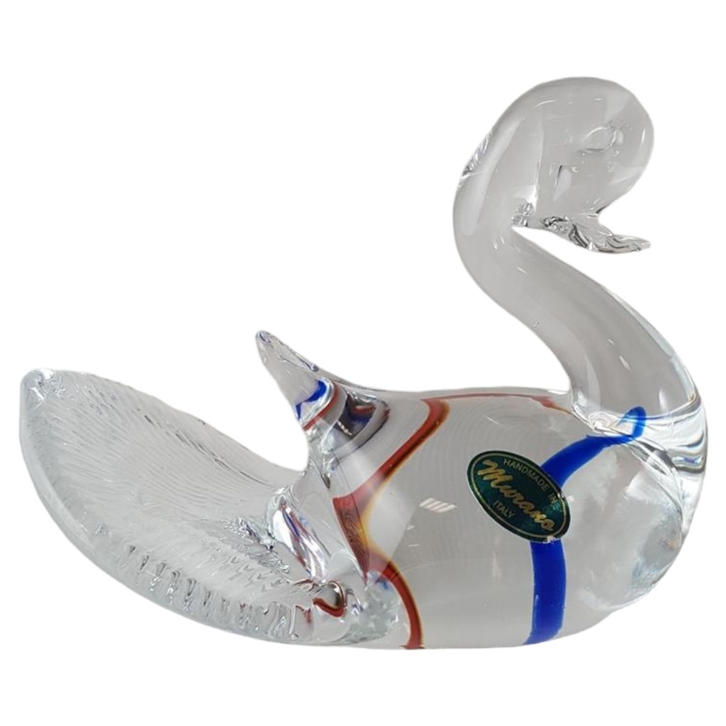 [45813347] Murano Handmade in Italy Glas Figur Vogel Ente H 12,4 cm