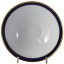 Schüssel Servierschüssel Goldrand 21,4 cm Schumann Arzberg Form 1700 Echt Cobalt mit
