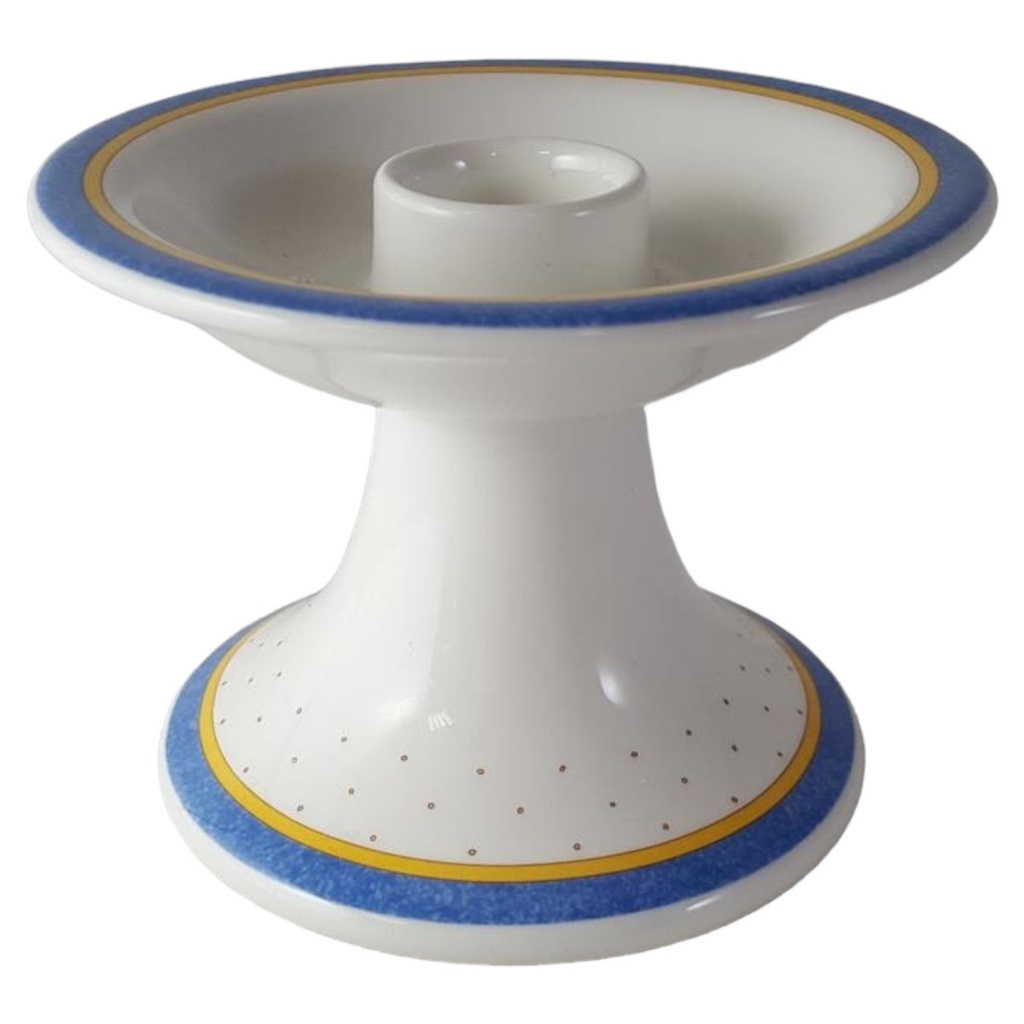 Villeroy & Boch Porzellan Kerzenhalter Kerzenständer H 7,7 D 10,4 cm