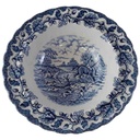 Dessertschale mit Fahne 15,2 cm Myott Country Life Blau