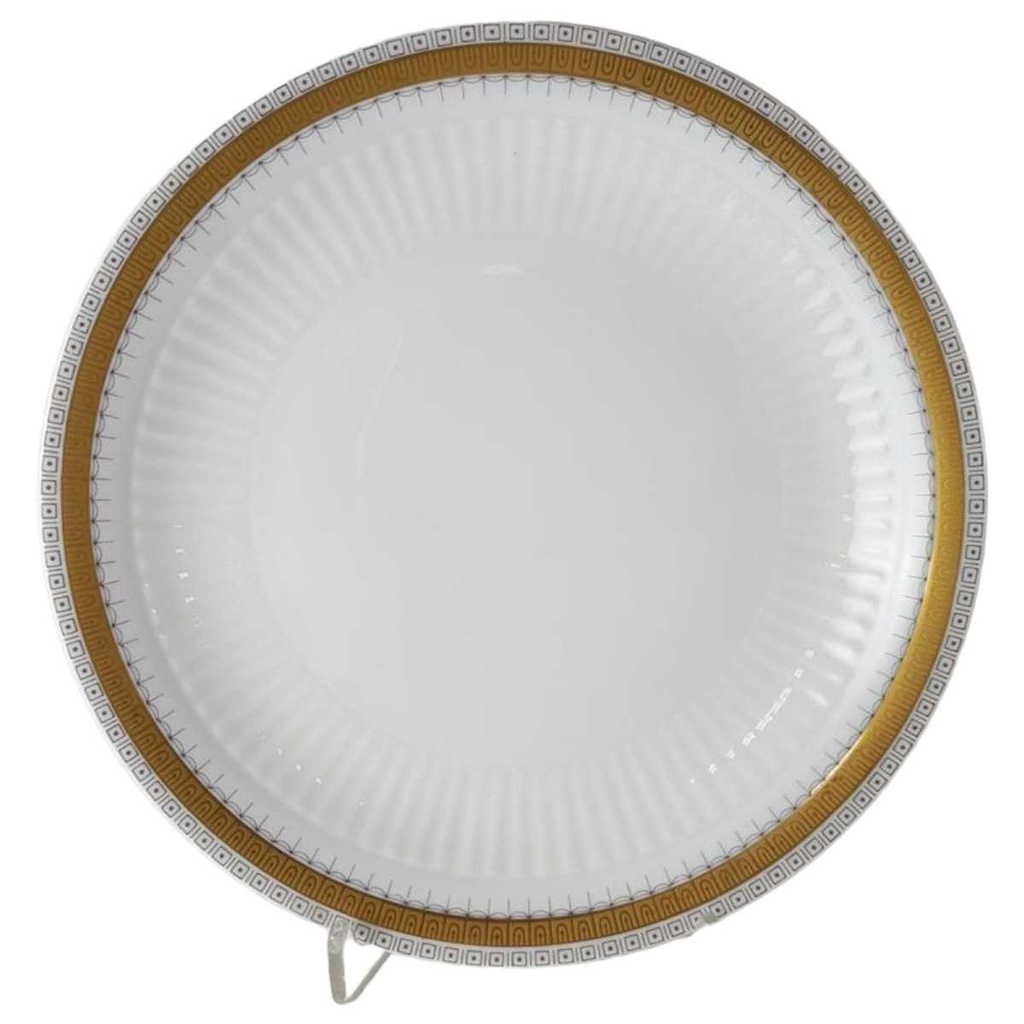 [45813765] Kuchenteller Dessertteller Frühstücksteller 19,7 cm Seltmann Weiden Vohenstrauß Grau Gold Dekor