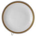 Kuchenteller Dessertteller Frühstücksteller 19,7 cm Seltmann Weiden Vohenstrauß Grau Gold Dekor