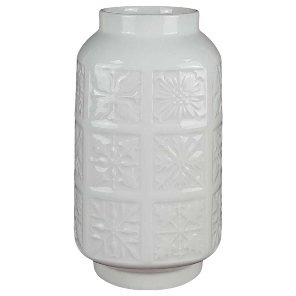 [458138255] Vase Blumenvase 19,2 cm Edelstein Bavaria Weiß gebraucht - sehr gut