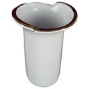 Vase Blumenvase mit Golddekor 11,7 cm Fena Porzellan Einzelteile gebraucht - gut
