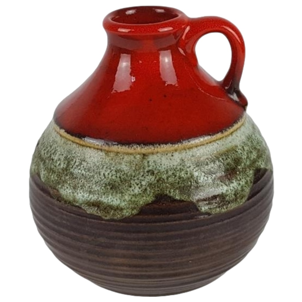 [458138537] Jasba Keramik markiert 903 13 15 Vase mehrfarbig H 15,3 cm