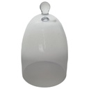 Glas Haube Glasdom Glaskuppel Glocke Glashaube Abdeckhaube D 10 H 14,5 cm