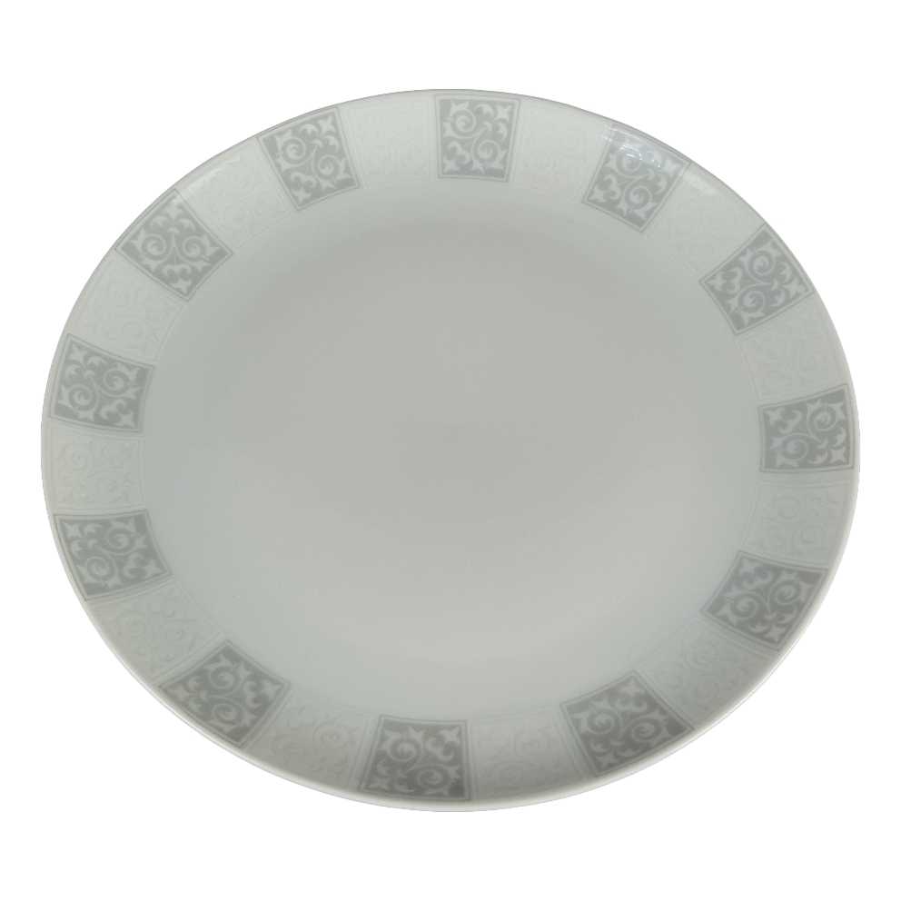 [458139390] Kuchenteller Dessertteller 19 cm Eschenbach Grau Weiß gebraucht - gut