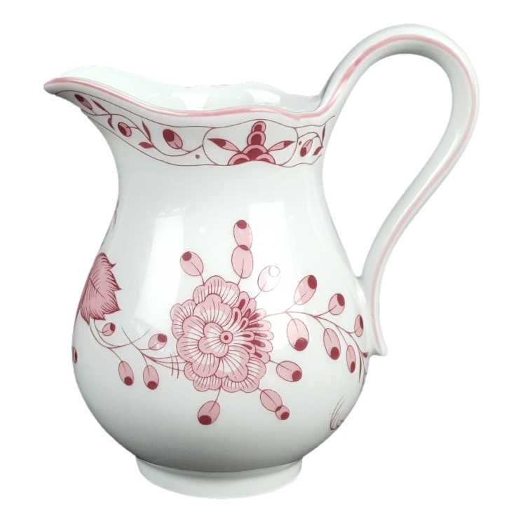 [458139627] Milchkännchen Tirschenreuth Unbekannte Formen Blumenmuster mit rosa Rand gebraucht - gut