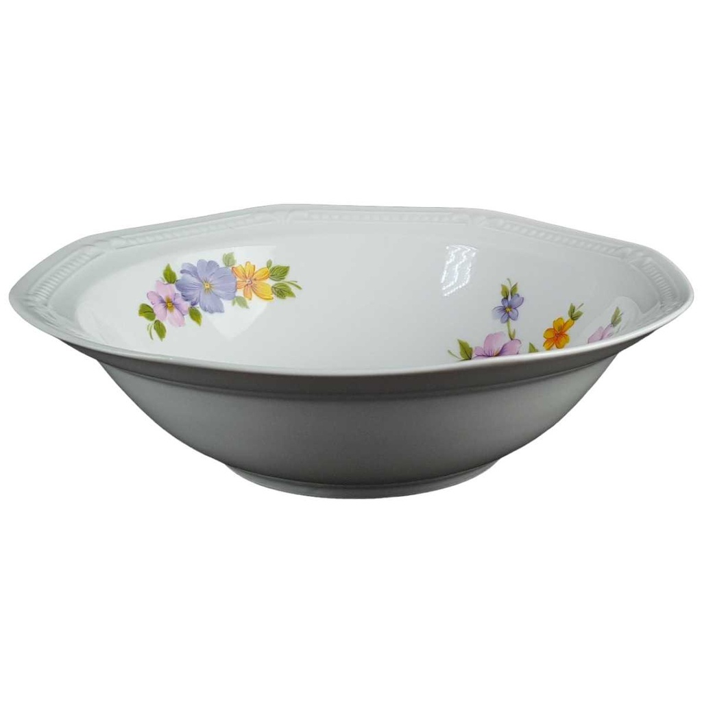 [458139678] Schüssel 21,2 cm Mitterteich Blumen Bavaria gebraucht - gut
