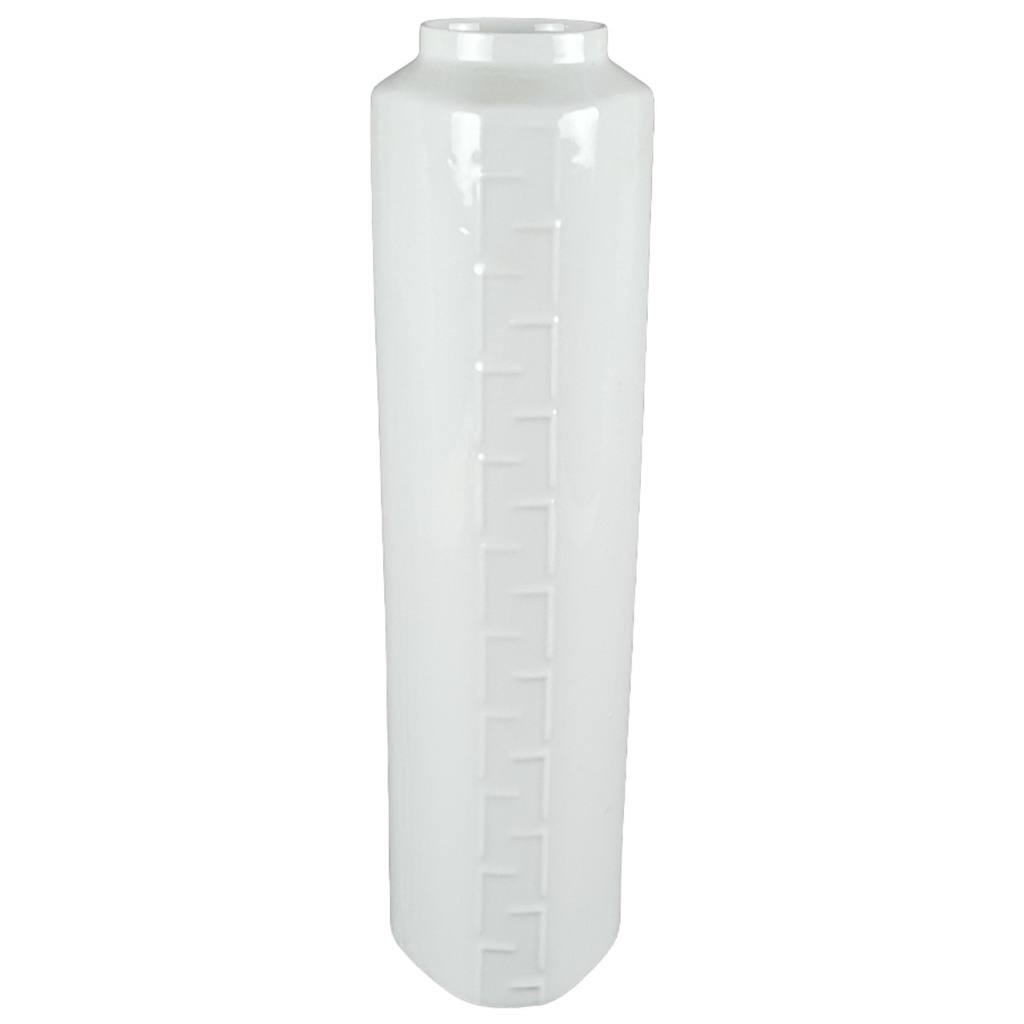 [458139700] PMR Jaeger & Co Porzellan Vase Blumenvase weiß H 25,7 cm