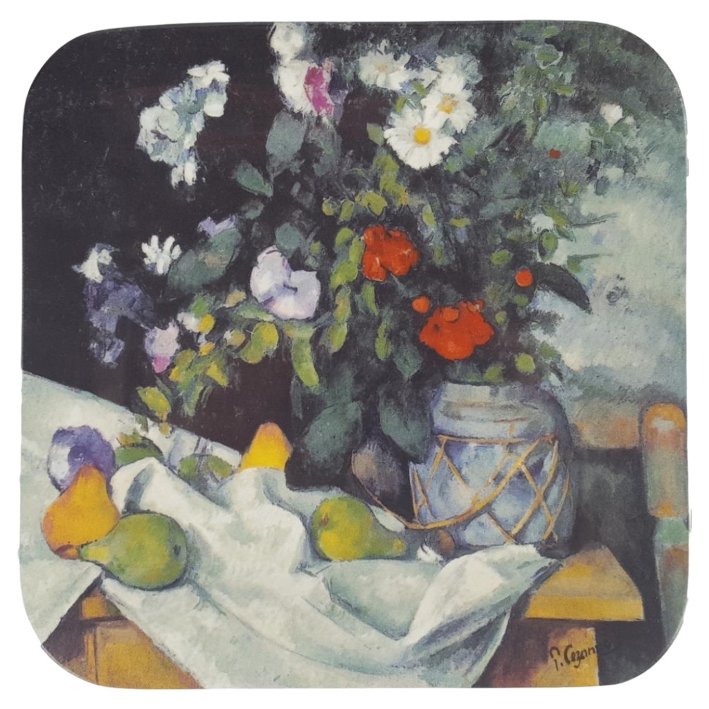 [458139841] Paul Cezanne Stillleben Blumen und Früchten Zweite Ausgabe Sammelteller 1994