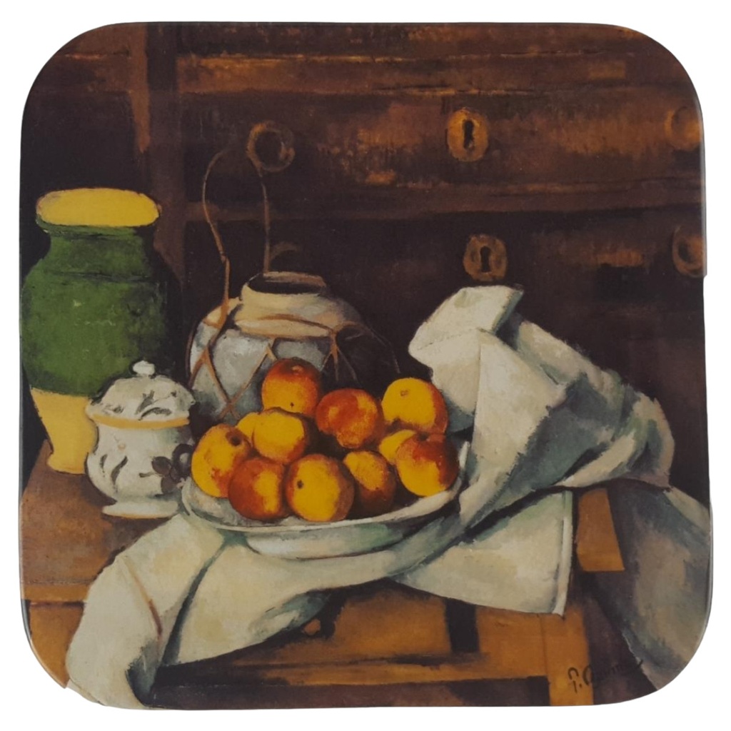 [458139843] Paul Cezanne Stillleben Kommode Vierte Ausgabe Sammelteller 1994