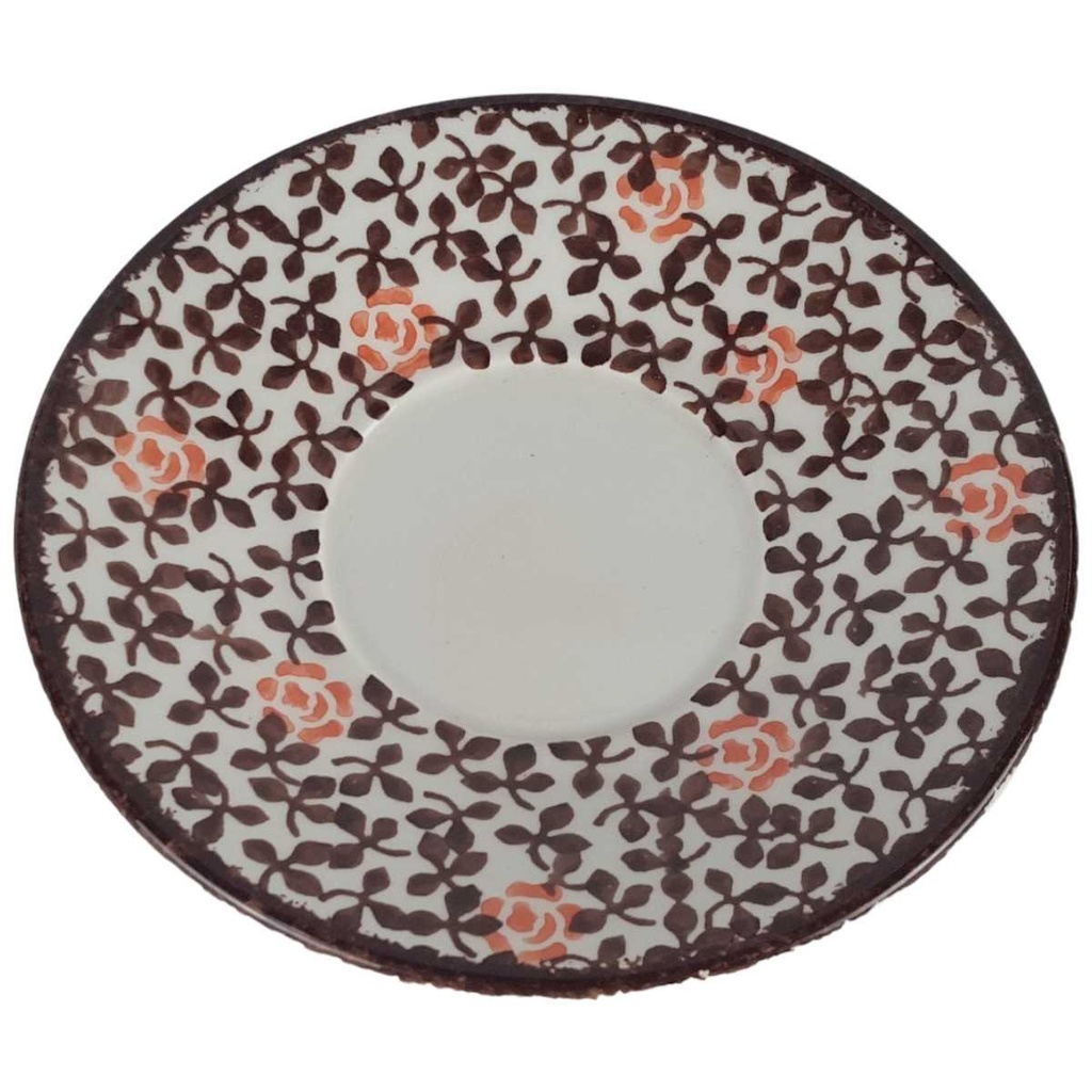[458140280] Untertasse 14,8 cm Schramberg Lisett braun gebraucht - gut