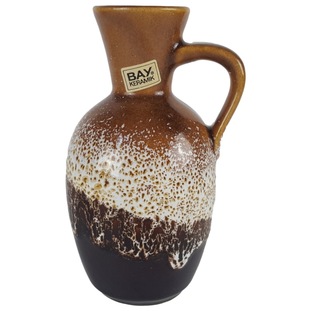 Tischvase Vase mit Henkel 17,5 cm Bay Keramik gebraucht - gut
