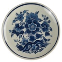 Koninklijke Goedewaagen Blauw Delfts Wandteller Blumenmuster D 16 cm