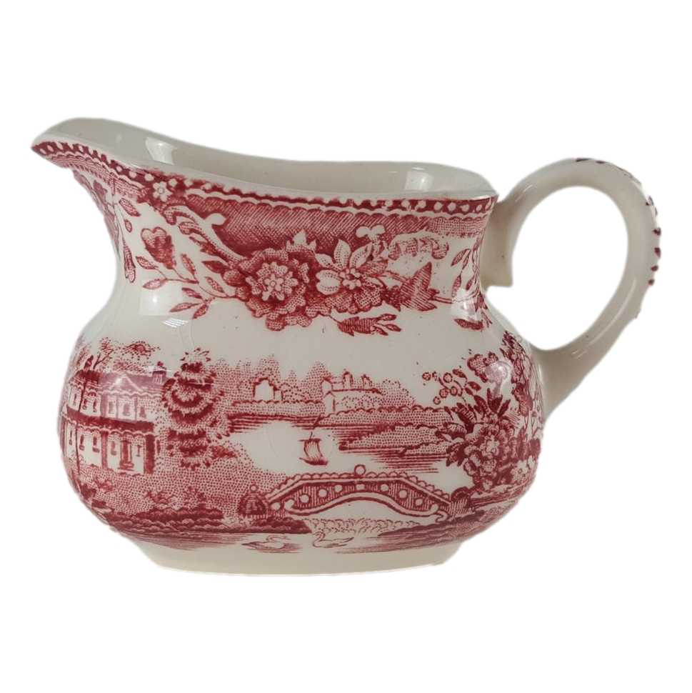 [458140663] Milchkännchen 0,2 L Alfred Meakin Tonquin Rot gebraucht - sehr gut