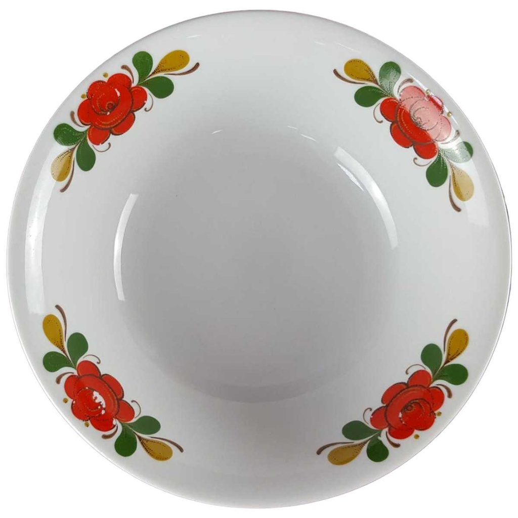 [458142363] Schüssel Servierschüssel 23,2 cm Winterling Kirchenlamitz Retrodekore Blumen gebraucht - akzeptabel